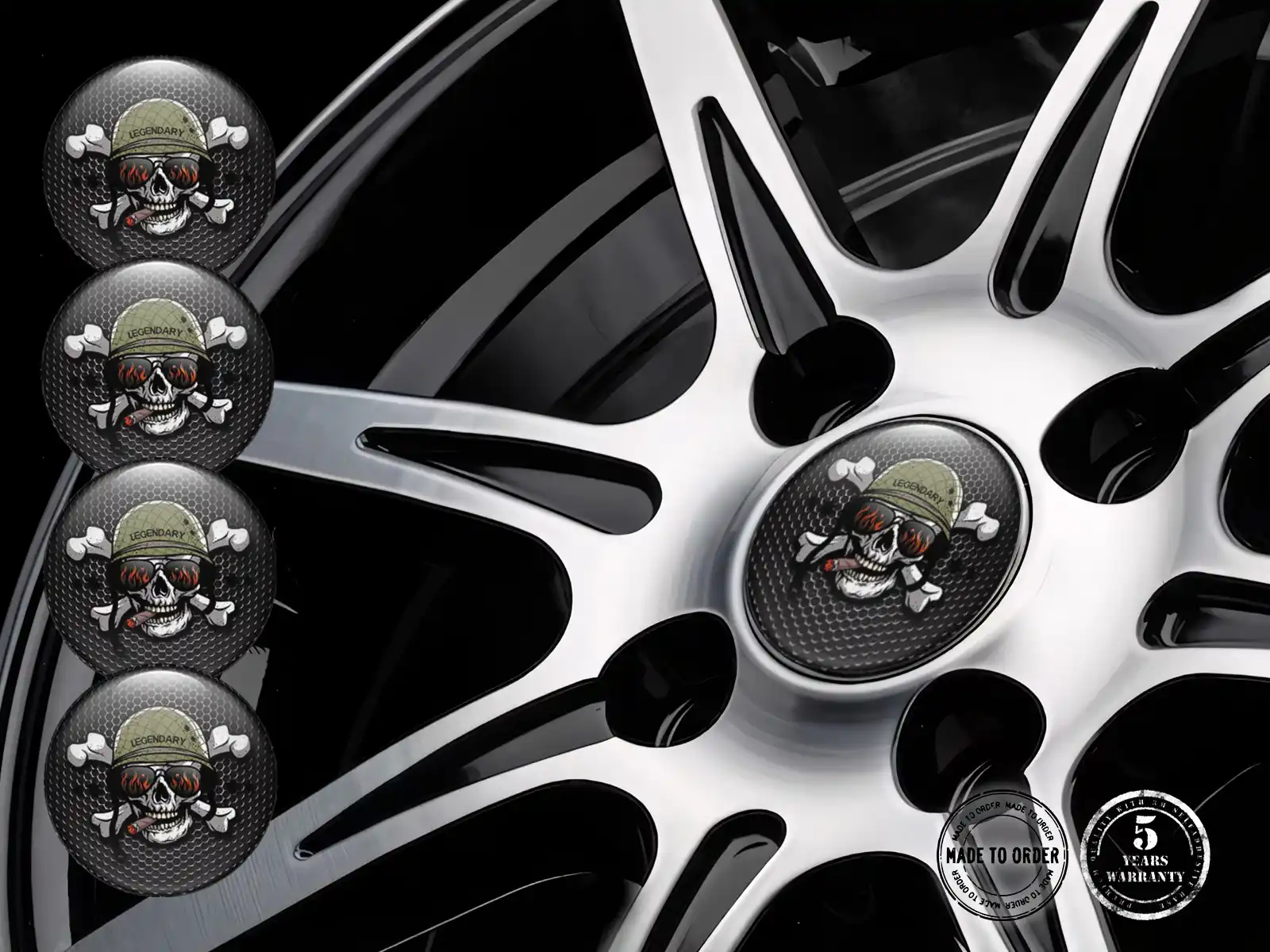 Silicone sticker Limited Edition High Quality Racing Dome